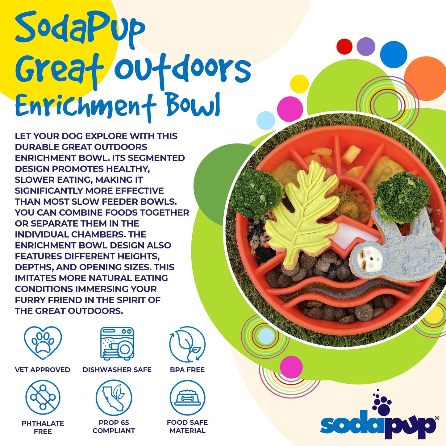 SodaPup Great Outdoors Enrichment Slow Feeder