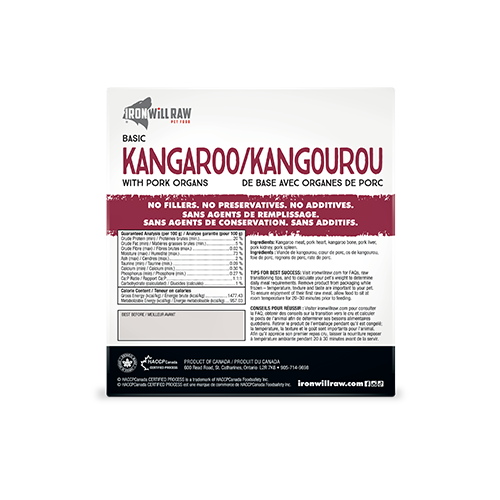 Iron Will Raw® Basic Kangaroo 4lb