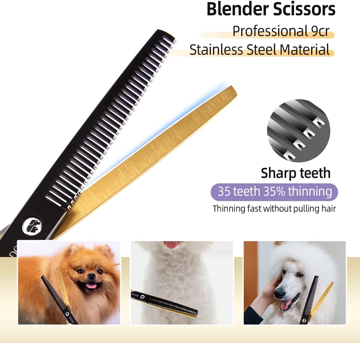Dog Grooming Scissors Kit