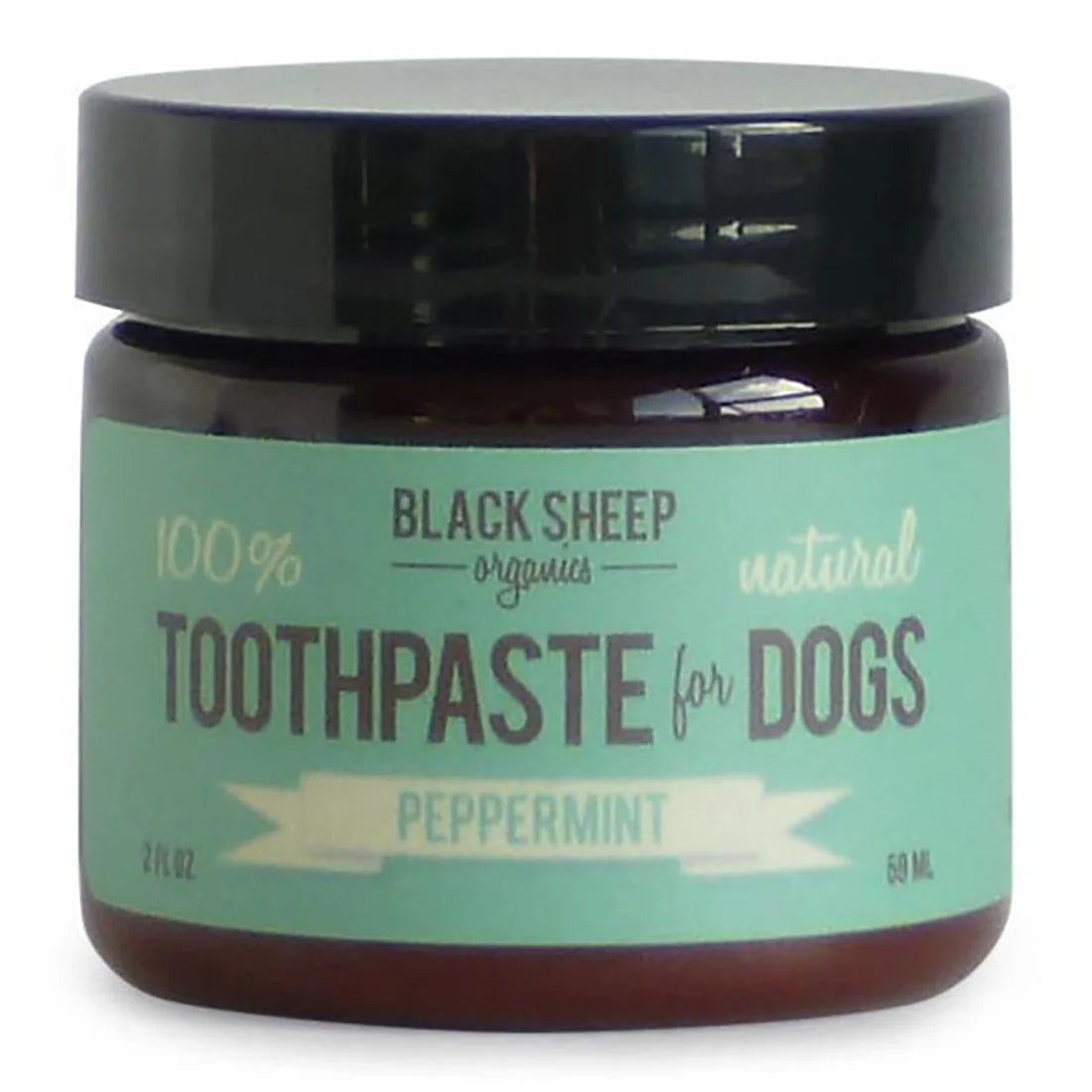 BLACK SHEEP Peppermint Organic Toothpaste – Deliciously Deodorizing 2oz