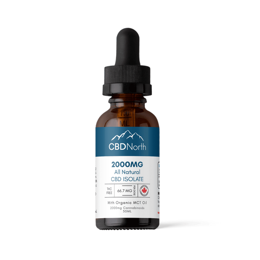 CBD North THC-Free CBD Oil Isolate 2000mg