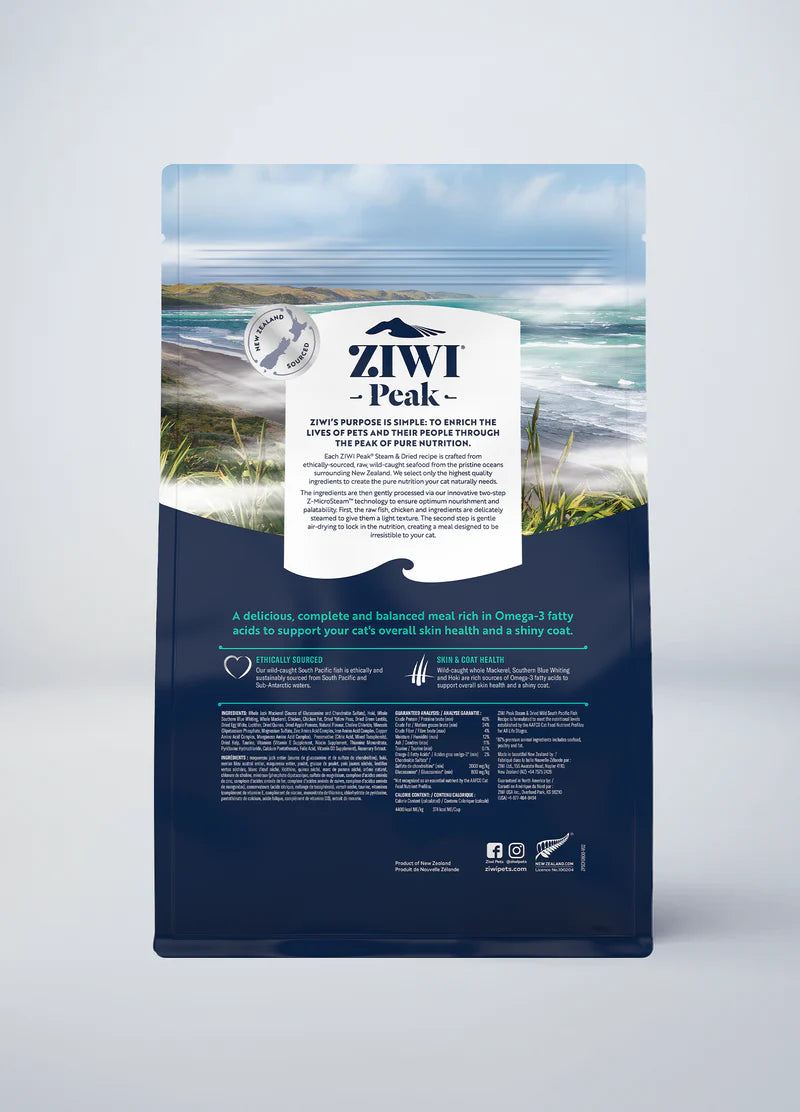 ZIWI Peak Steam Dried South Pacific Fish Cat
