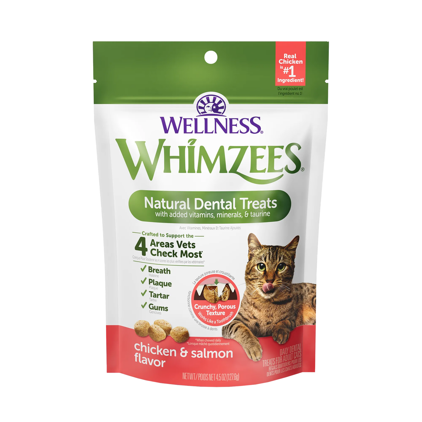 Whimzees™ Natural Dental Treats Chicken Flavor For Cats 2oz