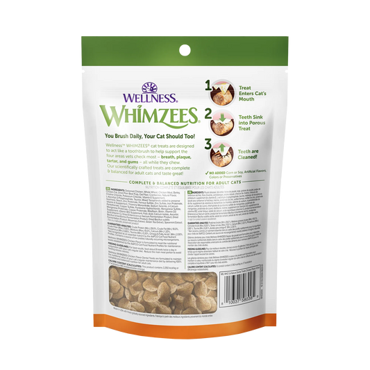Whimzees™ Natural Dental Treats Chicken Flavor For Cats 2oz