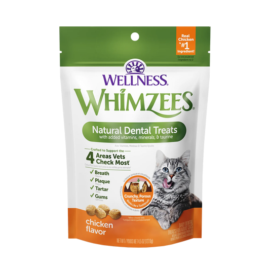 Whimzees™ Natural Dental Treats Chicken Flavor For Cats 2oz
