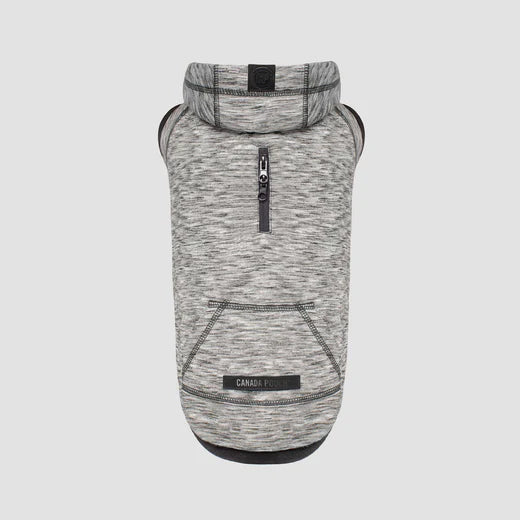 CANADA POOCH® HERO HOODIE DOG SWEATER GREY MIX