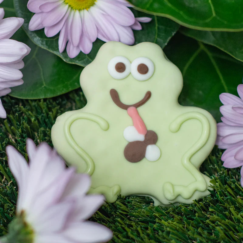 Ribbit Froggy Dog Cookie