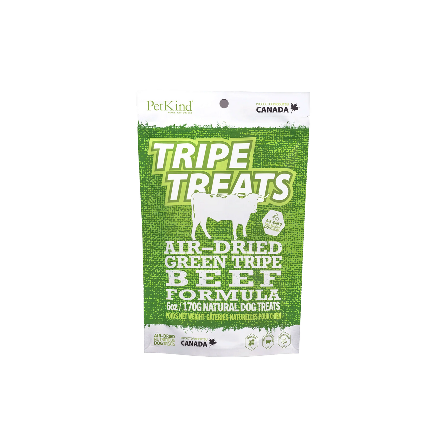 PetKind® Green Beef Tripe Treats Natural Dog Treats 6oz