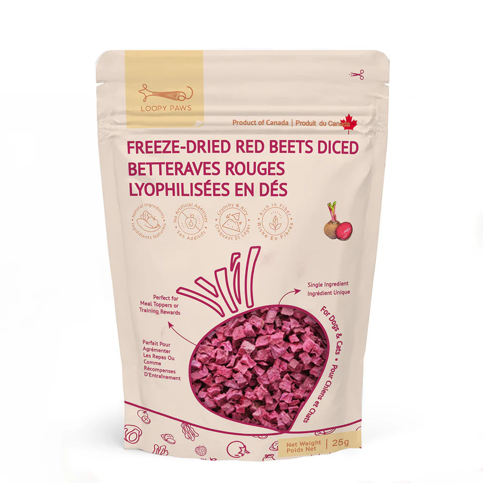 Loopy Paws – Fruity Crunchy – Red Beets – 25g