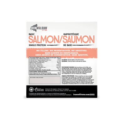 Iron Will Raw® Basic Salmon 4lb