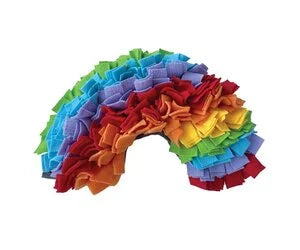 foufouBRANDS™ fouFIT™ One Love Snuffle Rainbow Dog Toy