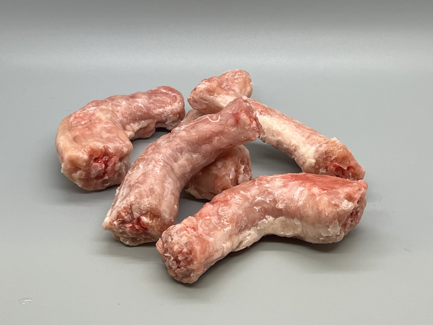 Raw chicken necks