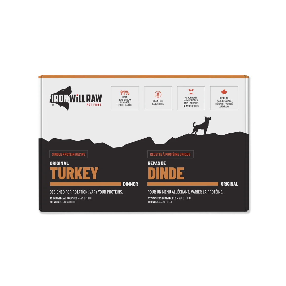 Iron Will Raw® Original Turkey 12lb
