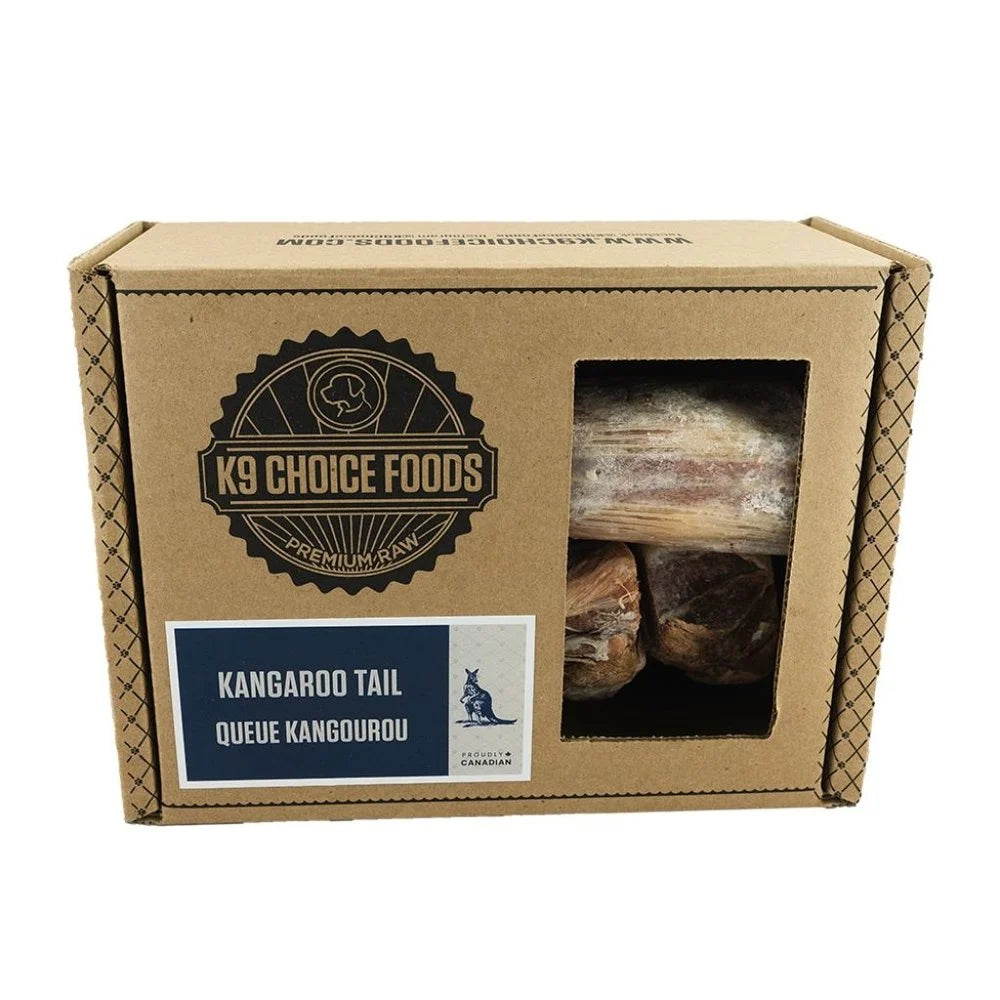 K9 Choice Foods® Cut Kangaroo Tail Frozen Dog Treat 3 lb