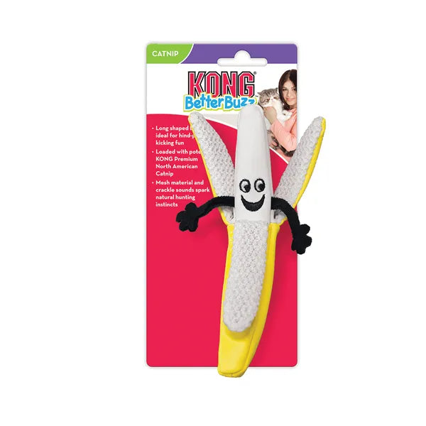 Kong® Better Buzz Banana Cat Toy