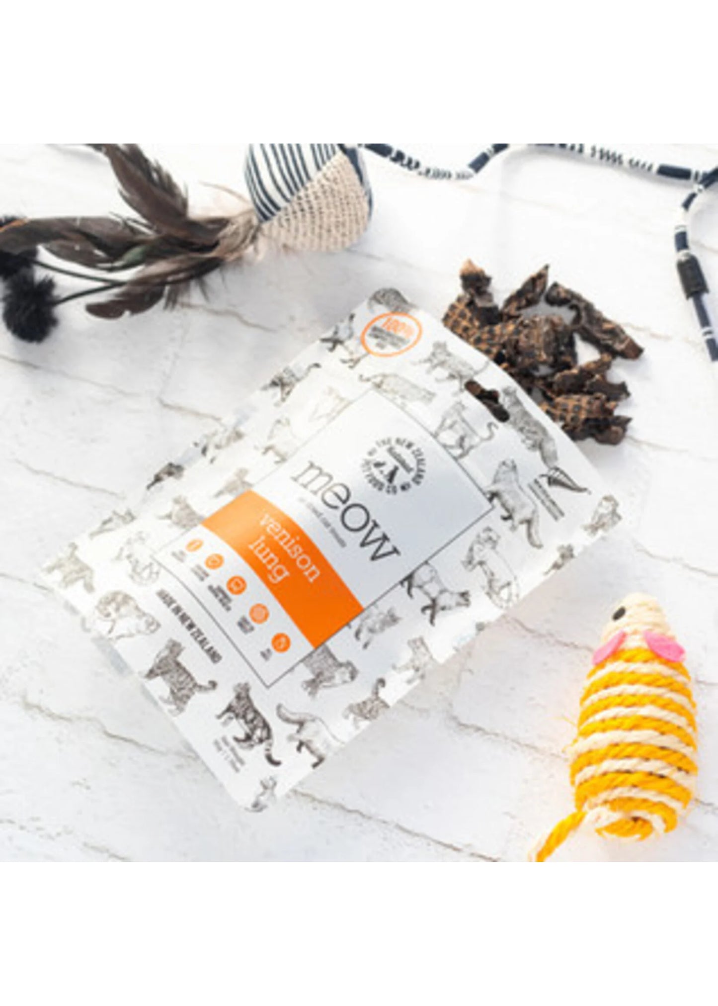 NZPF Air Dried Meow Treats Venison Lung