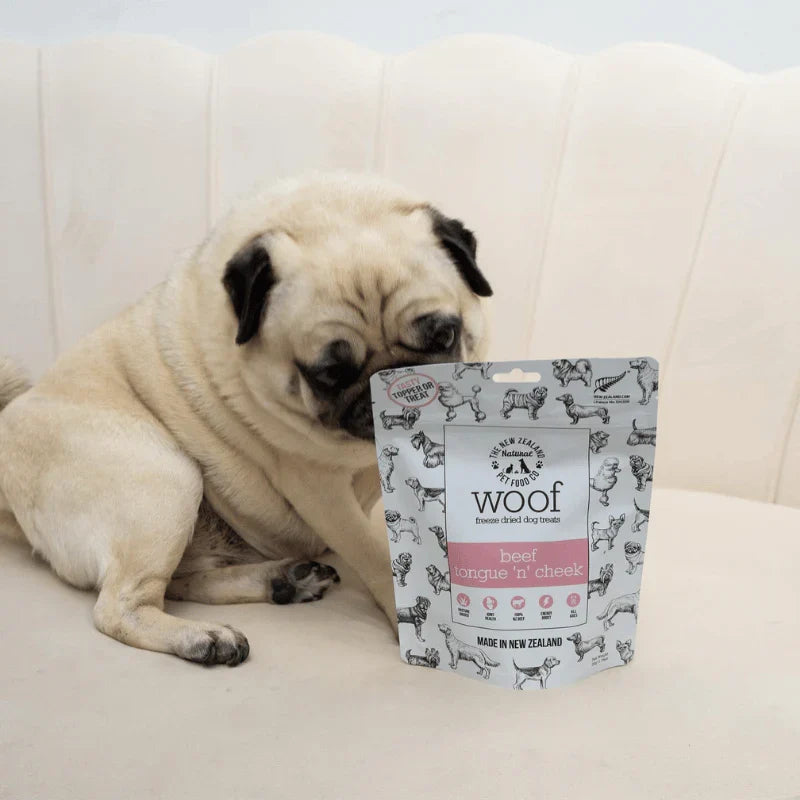 NZPF Woof Freeze Dried Beef Tongue 'n' Cheek Treats