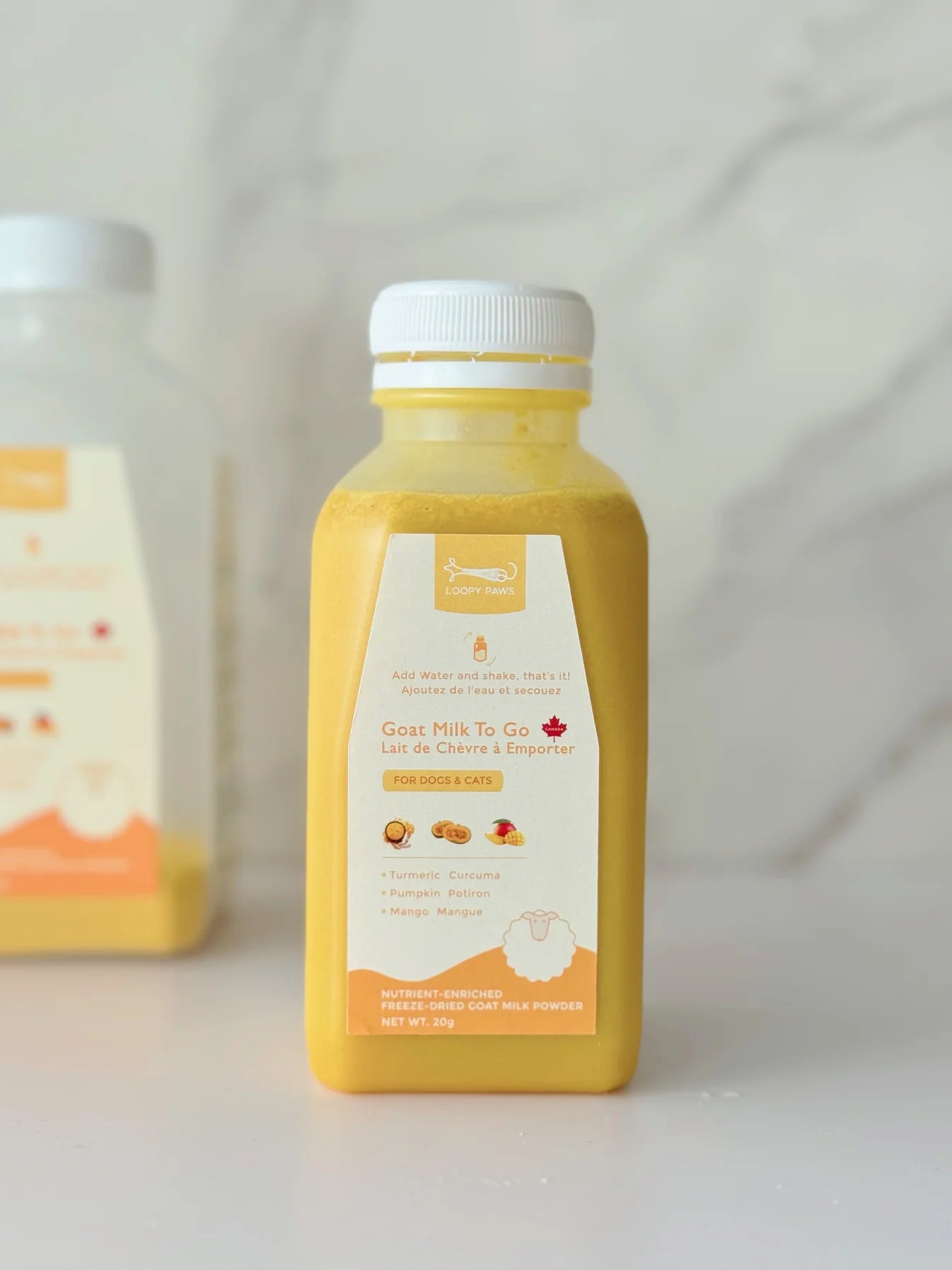 Loopy Paws Goat Milk TO GO - Pumpkin, Turmeric & Mango