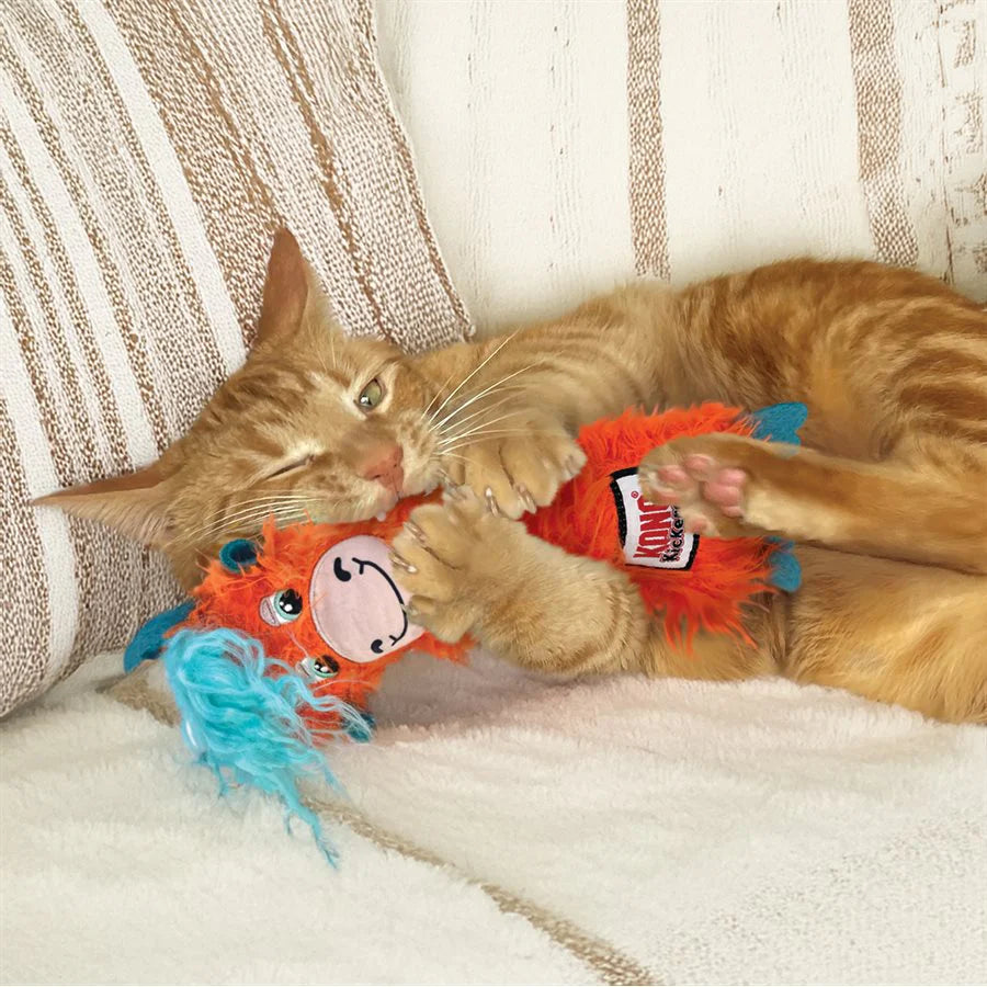 Kong® Kickeroo Highland Cow Assorted Cat Toy