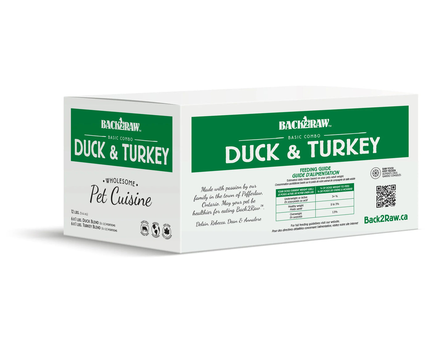 Back2Raw Basic Duck & Turkey Combo