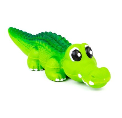 Bud'z Latex Alligator Squeaky Toy