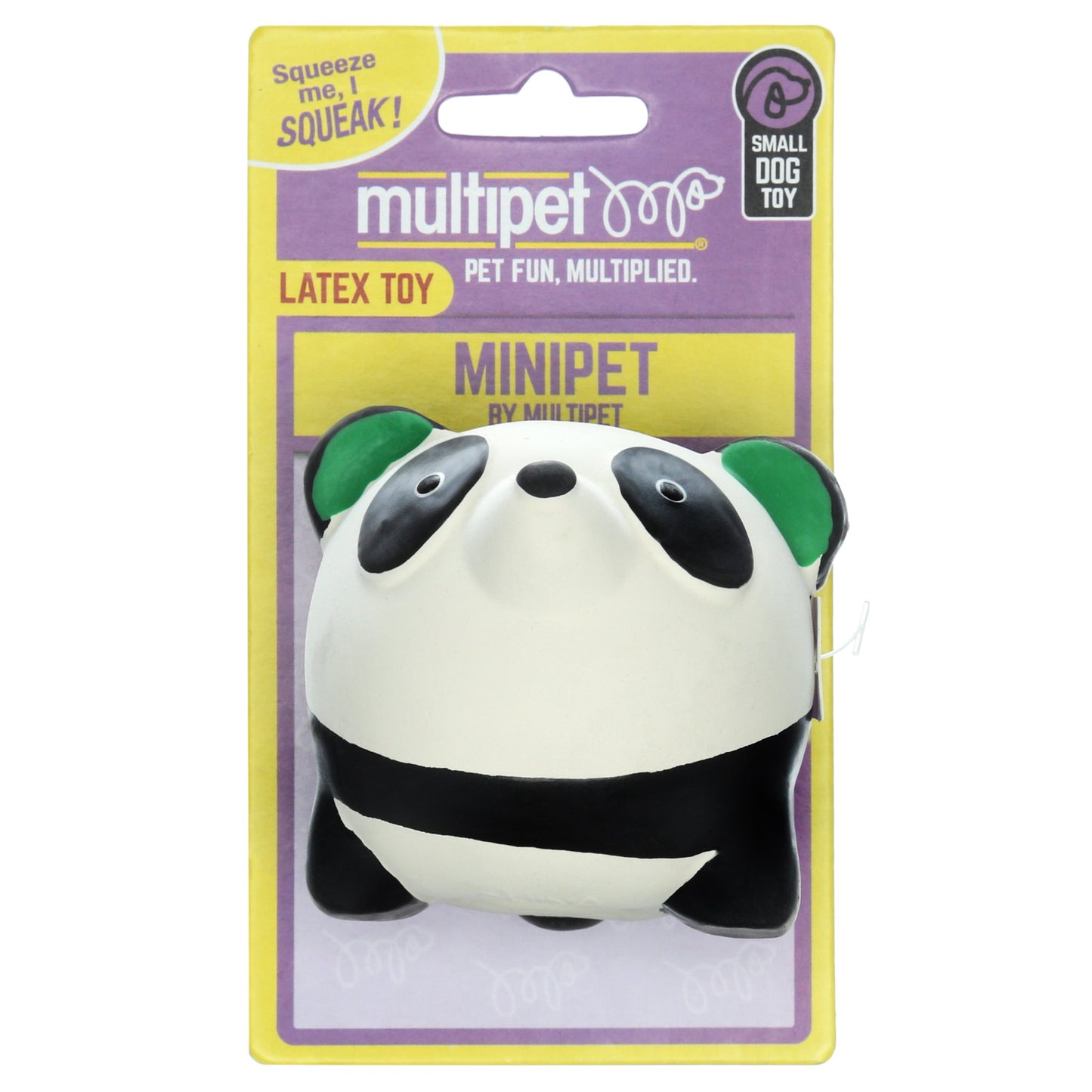 Multipet™ Minipet Latex Round Animals 2.5" Dog Toy