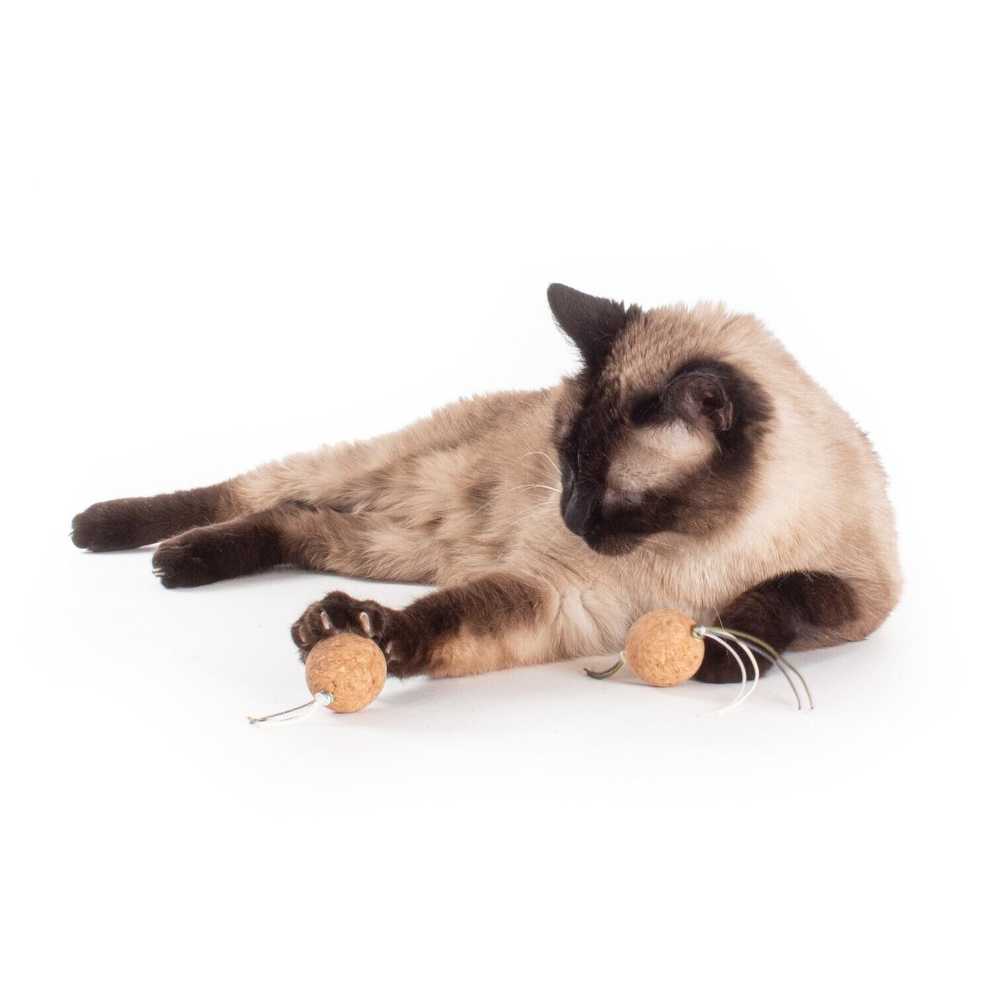 Hauspanther Cork Bombs Cork Cat Toys (Set of 2 Toys)