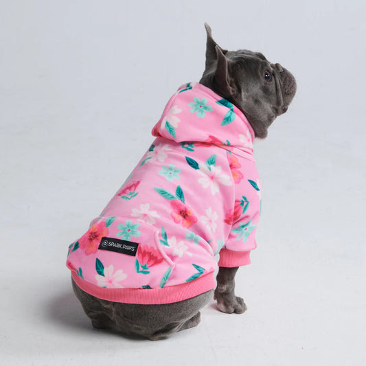 Blossom Dog Hoodie - Pink