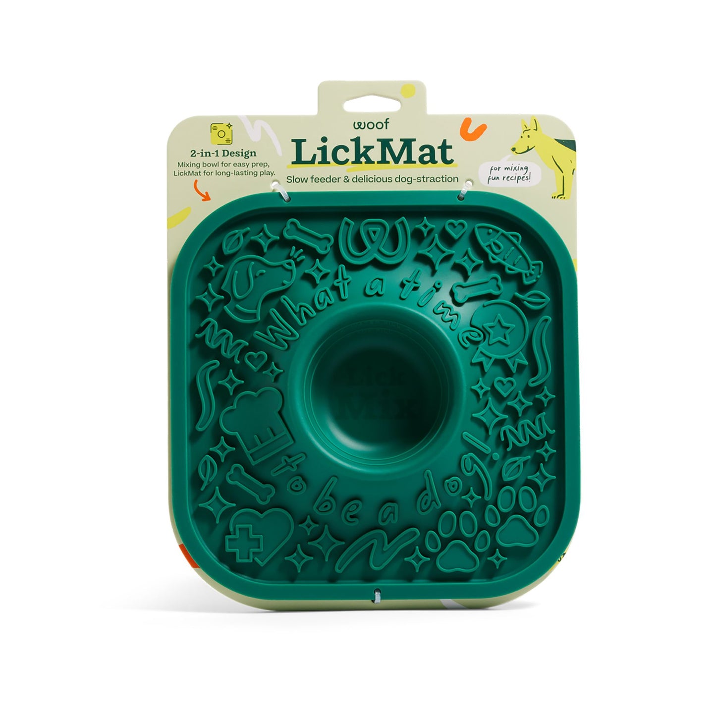 Woof LickMat Green