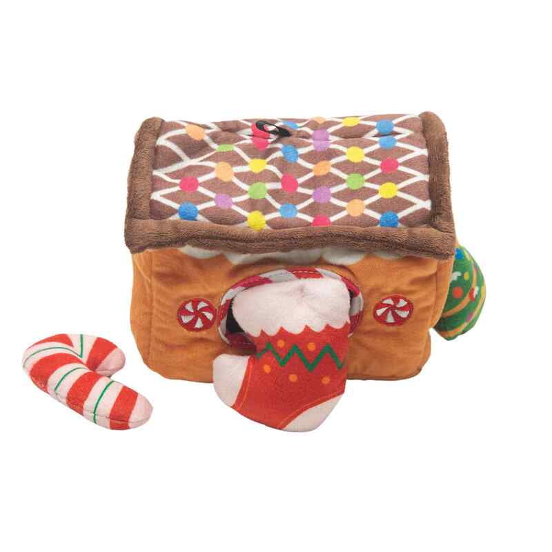 Holiday Plush Toy Hide N Seek - Gingerbread House