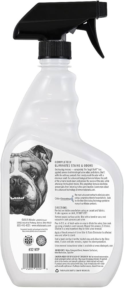 NILodor® Natural Touch® Urine Odor & Stain Eliminator 32 oz