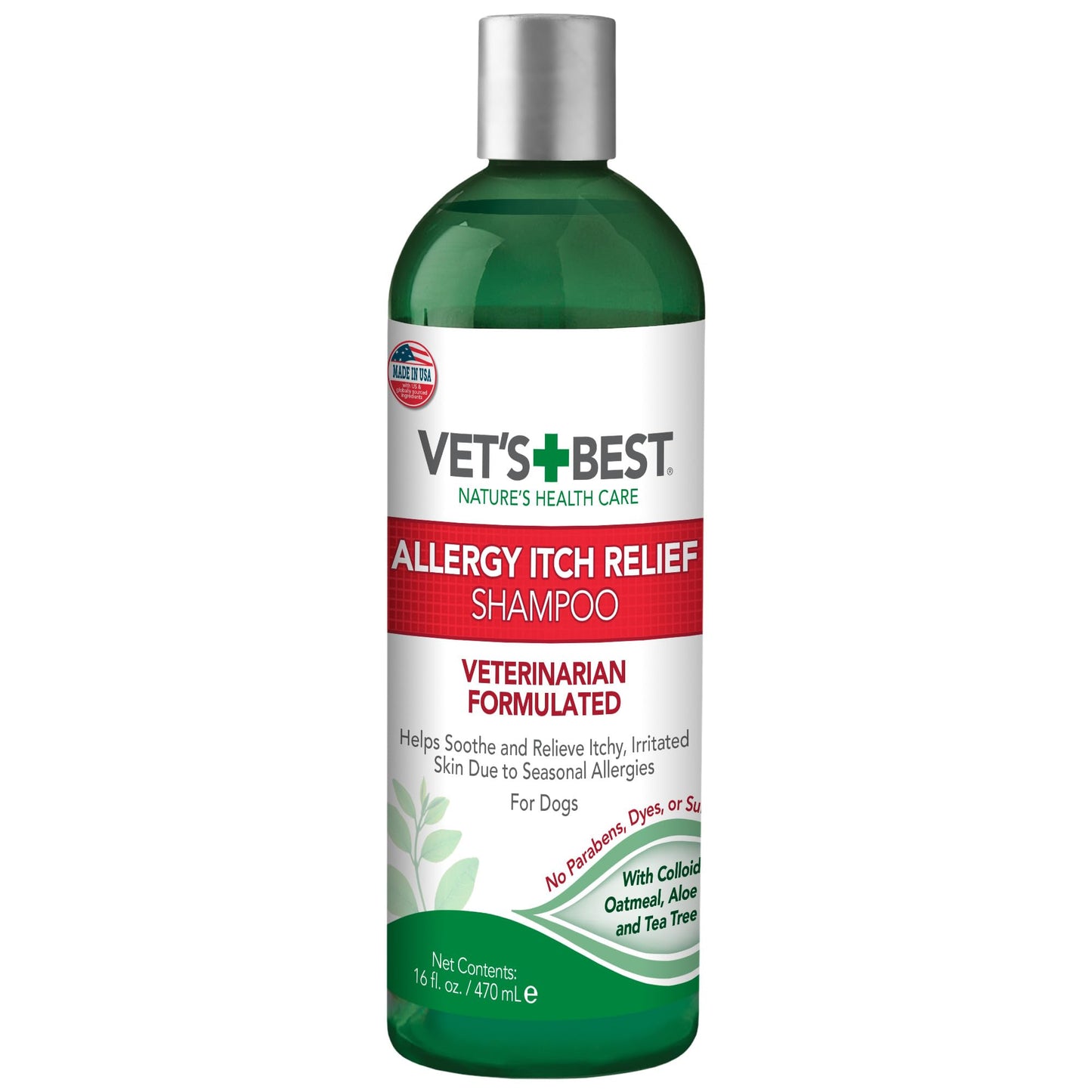 Vets Best Allergy Itch Relief Shampoo Dog 16oz