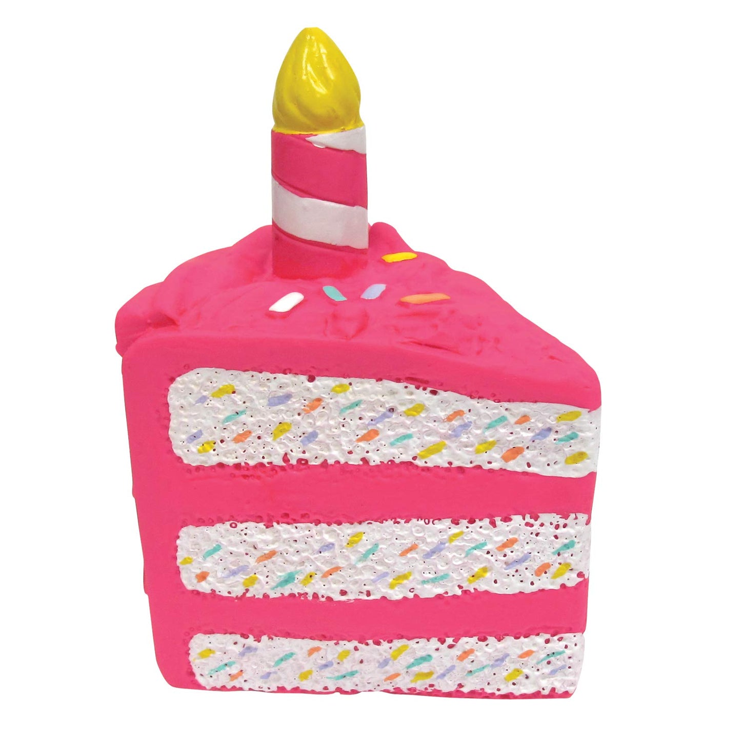 foufouBRANDS™ Birthday Cake Chew Dog Toy