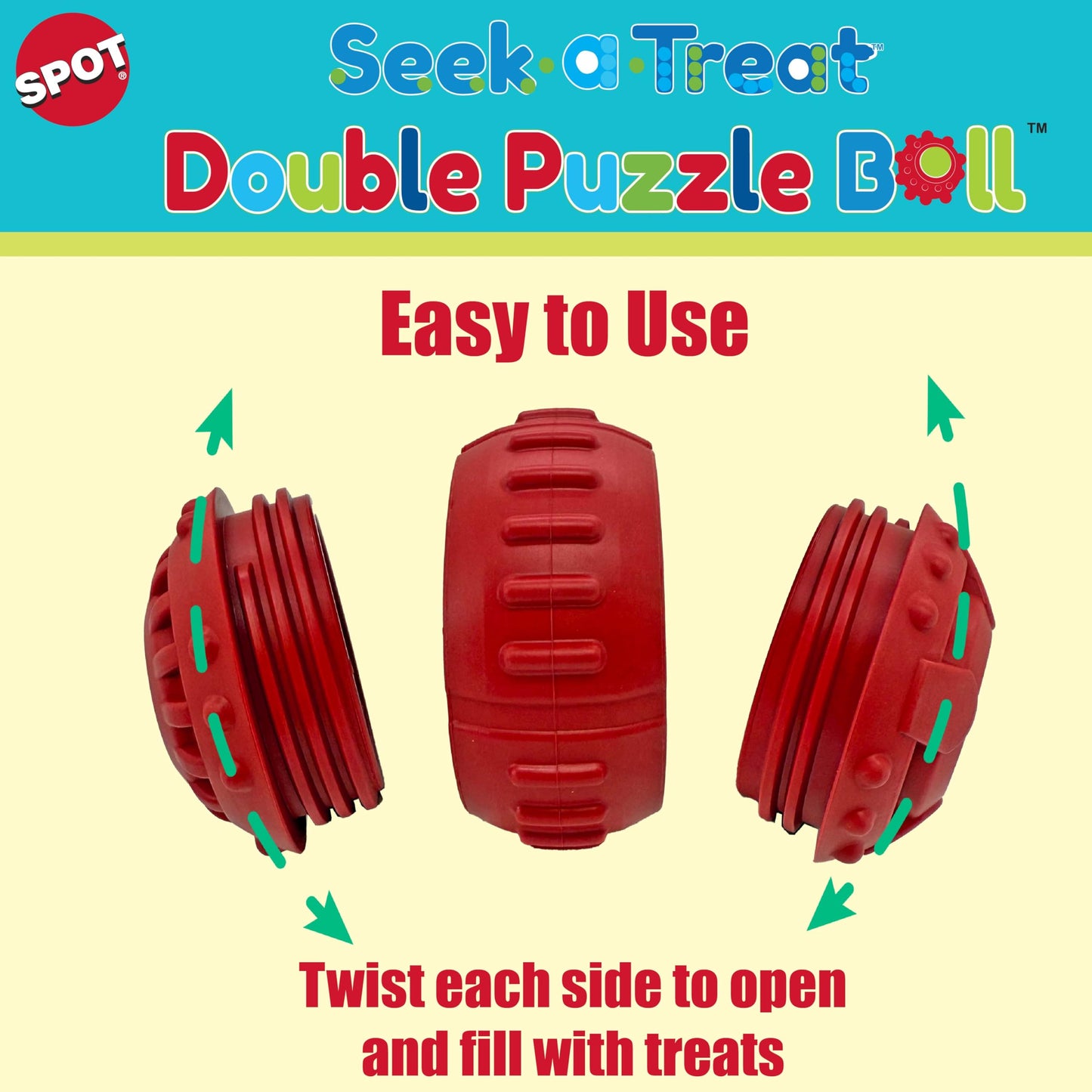 Seek A Treat Double Puzzle Ball