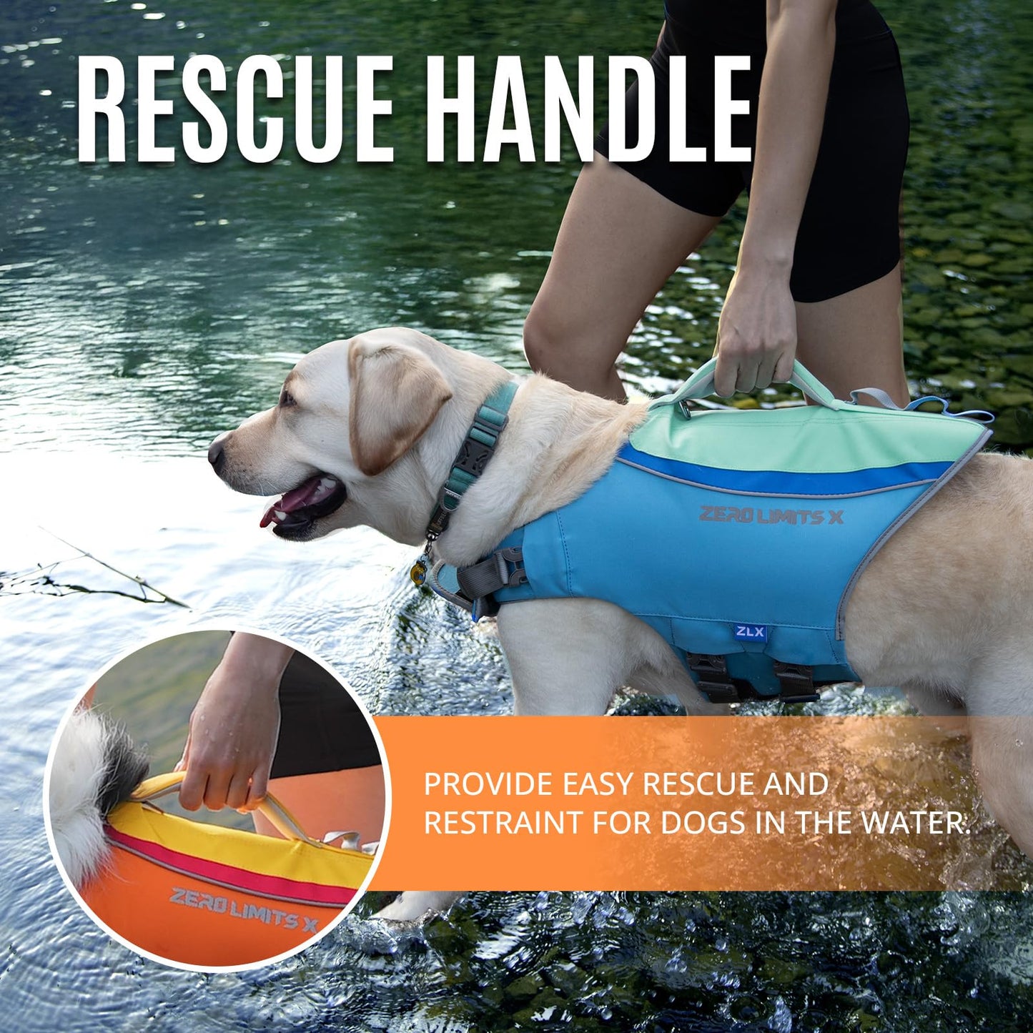 ZLX Dog Life Jacket (Blue)