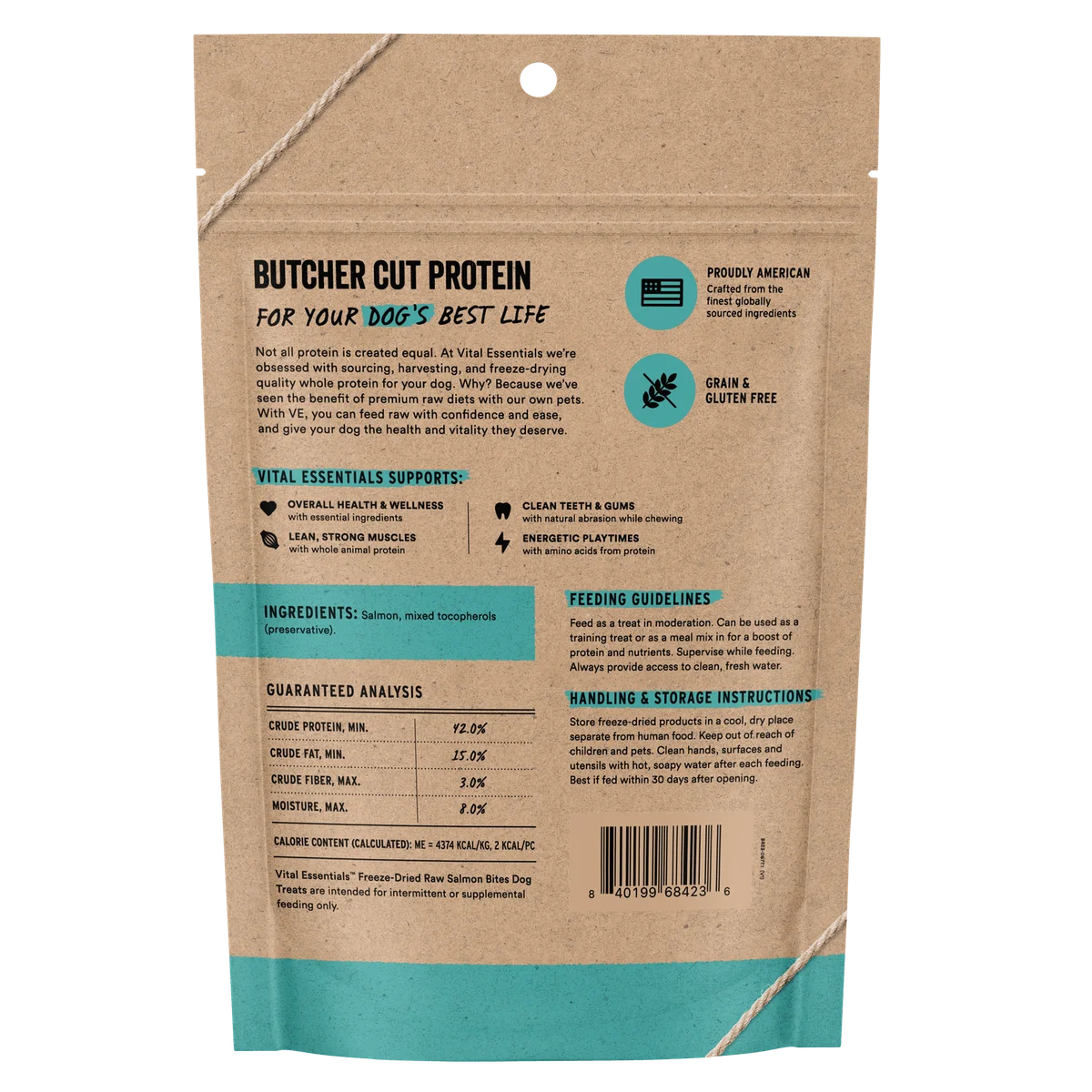 Vital Essentials® Freeze-Dried Raw Salmon Bites Dog Treats 2.5 oz