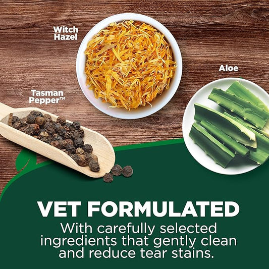 Vets Best Eye Cleansing Wipes With Aloe Vera & Witch Hazel