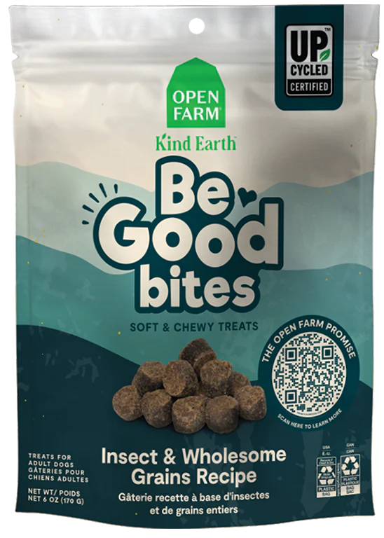 OPEN FARM® BE GOOD BITES INSECT RECIPE SOFT & CHEWY DOG TREATS 6OZ