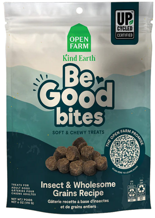 OPEN FARM® BE GOOD BITES INSECT RECIPE SOFT & CHEWY DOG TREATS 6OZ