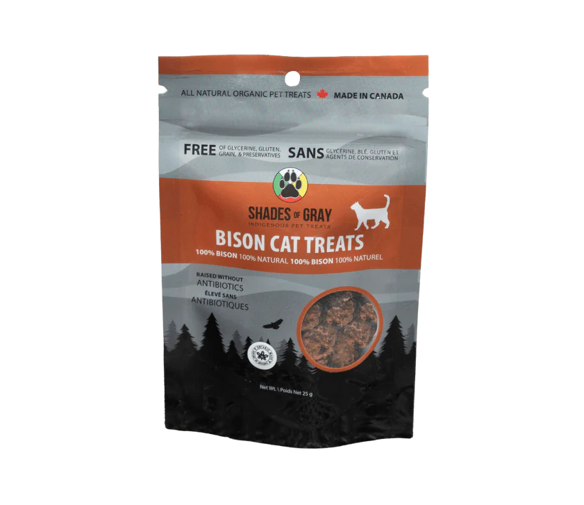 Shades of Gray Indigenous Bison Cat Treats - 100% Single Ingredient