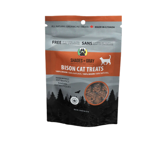 Shades of Gray Indigenous Bison Cat Treats - 100% Single Ingredient