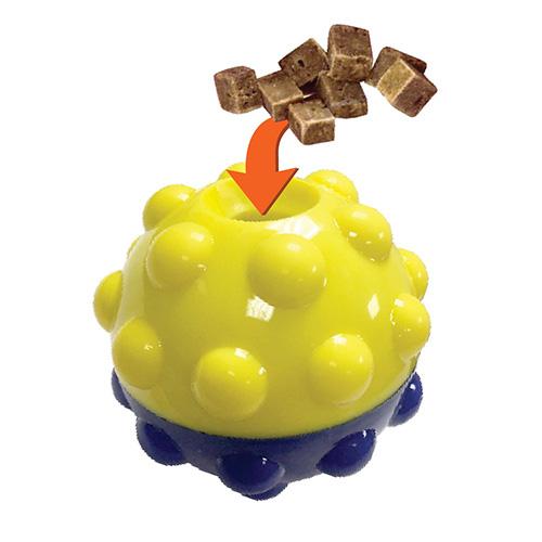 fouFIT™ Bumper Treat Ball Treat Dispensing Toy for Dog