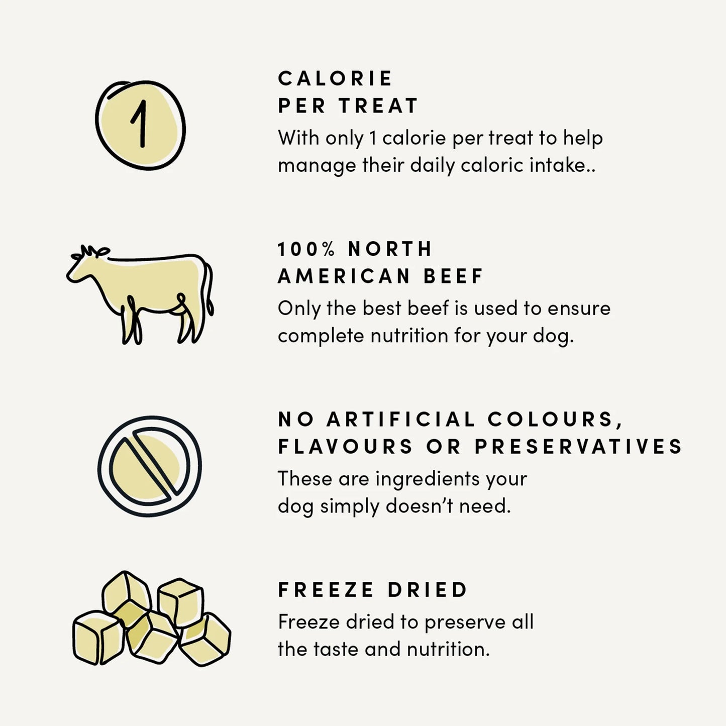 Crumps Mini Trainers Freeze-Dried Beef Liver
