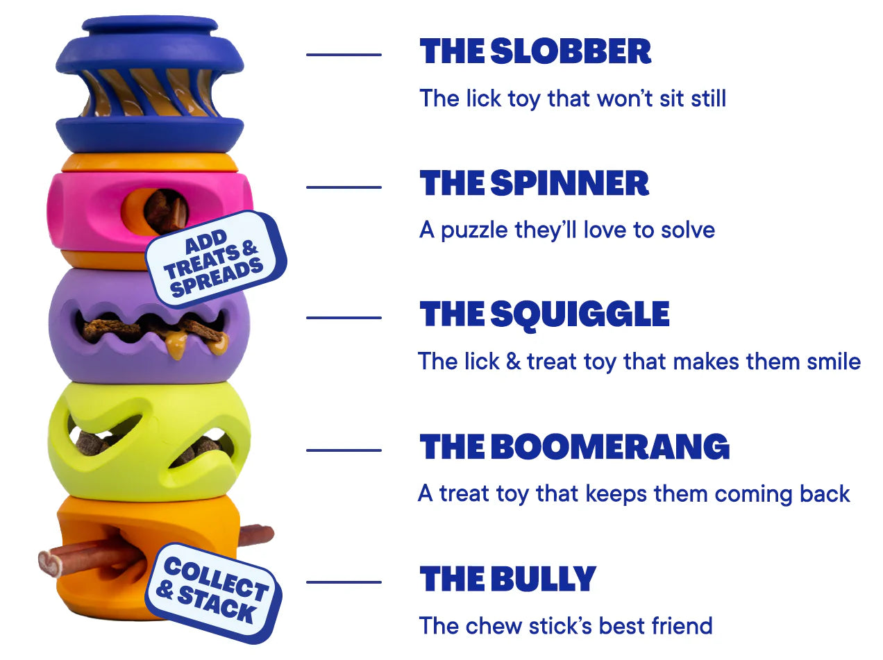 WAGLAB PlayStack The Boomerang Green