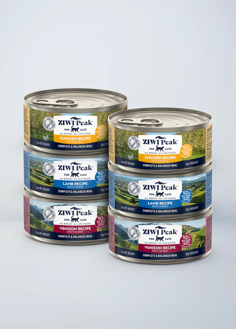 Ziwi Variety 6 Pack - Chicken, Lamb, & Venison Cat Wet Food 85g