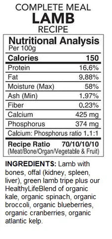 Back2Raw Complete Lamb Recipe