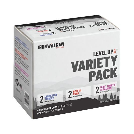 Iron Will Raw® Level up Cup Variety Pack
