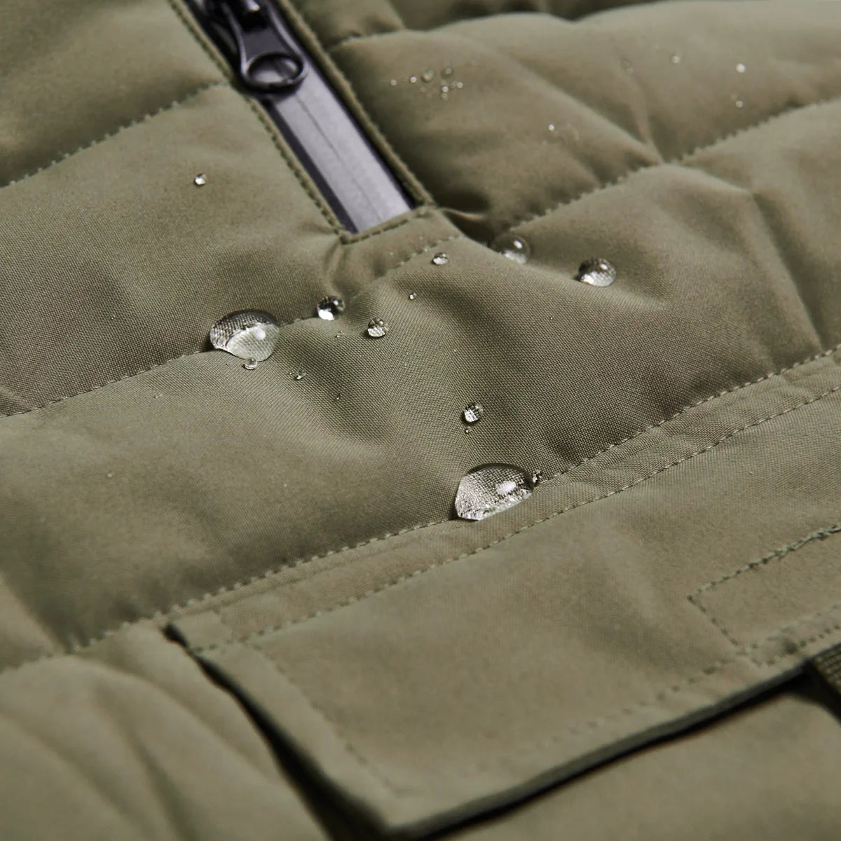 WarmShield Water-Resistant Jacket Olive