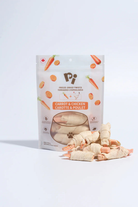 PI Freeze-Dried Carrot & Chicken Twists 42g (1.5oz)