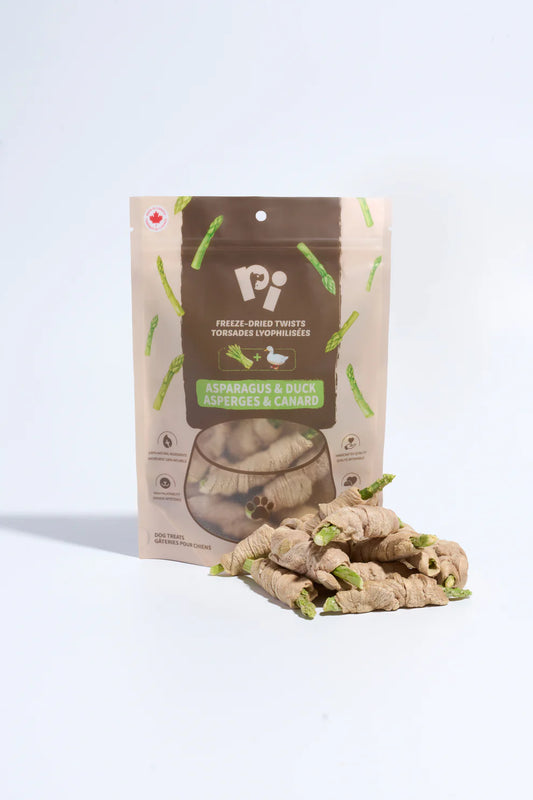 PI Freeze-Dried Asparagus & Duck Twists 42g (1.5oz)